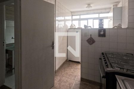 Cozinha de apartamento para alugar com 1 quarto, 45m² em Embaré, Santos