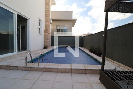 Piscina de casa de condomínio para alugar com 4 quartos, 316m² em Nova Uberlândia, Uberlândia