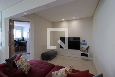 Sala de TV de apartamento à venda com 3 quartos, 162m² em Vila Gilda, Santo André