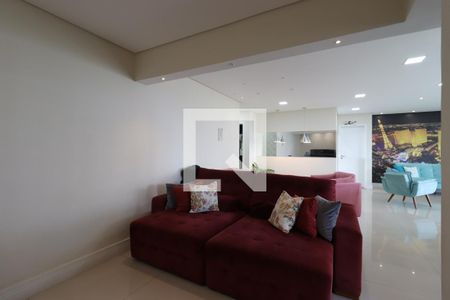 Sala de TV de apartamento à venda com 3 quartos, 162m² em Vila Gilda, Santo André