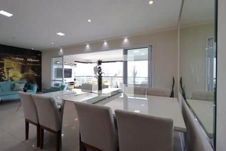 Sala de Jantar de apartamento à venda com 3 quartos, 162m² em Vila Gilda, Santo André