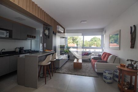 Sala de apartamento à venda com 3 quartos, 89m² em Cristal, Porto Alegre