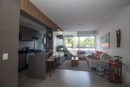 Sala de apartamento à venda com 3 quartos, 89m² em Cristal, Porto Alegre
