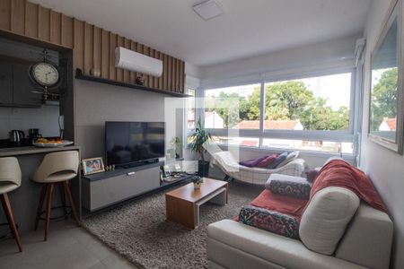 Sala de apartamento à venda com 3 quartos, 89m² em Cristal, Porto Alegre