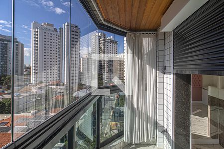 Sacada da Suíte de apartamento à venda com 3 quartos, 100m² em Vila Gumercindo, São Paulo