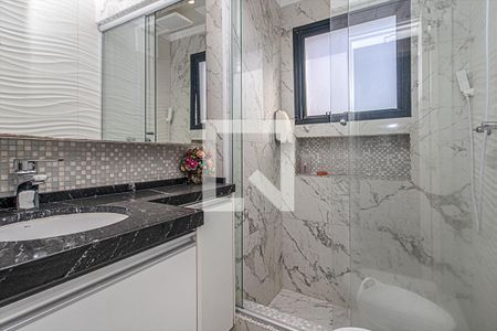 Banheiro da Suíte de apartamento à venda com 3 quartos, 100m² em Vila Gumercindo, São Paulo