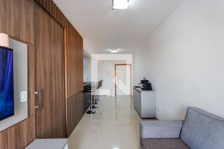 Sala de apartamento à venda com 3 quartos, 87m² em Vila Francisco Matarazzo, Santo André