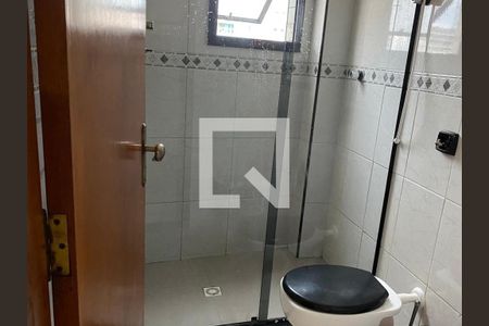 Banheiro de apartamento para alugar com 1 quarto, 62m² em Aviação, Praia Grande