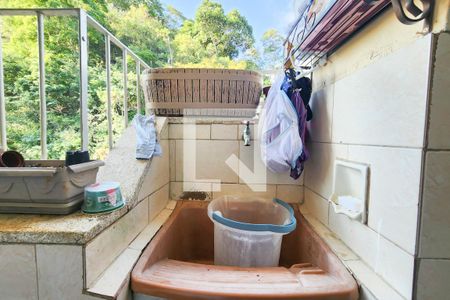 Área de serviço de apartamento à venda com 2 quartos, 83m² em Santa Teresa, Rio de Janeiro