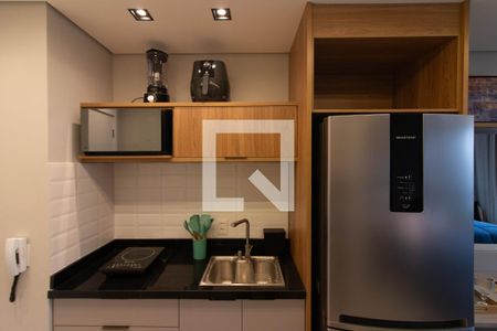 Cozinha de kitnet/studio à venda com 1 quarto, 26m² em Vila Olímpia, São Paulo