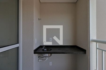 Varanda Gourmet de apartamento à venda com 2 quartos, 53m² em Casa Branca, Santo André