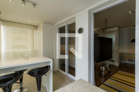 Varanda de kitnet/studio à venda com 1 quarto, 47m² em Vila Olímpia, São Paulo
