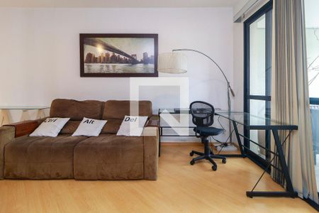 Sala de apartamento para alugar com 2 quartos, 52m² em Cidade Monções, São Paulo
