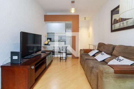 Sala de apartamento para alugar com 2 quartos, 52m² em Cidade Monções, São Paulo