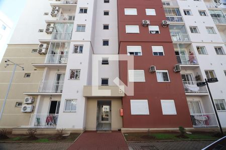 Fachada do bloco de apartamento à venda com 2 quartos, 58m² em Fátima, Canoas