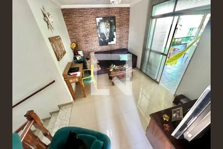 Cobertura - Sala de apartamento à venda com 4 quartos, 148m² em Santa Amelia, Belo Horizonte