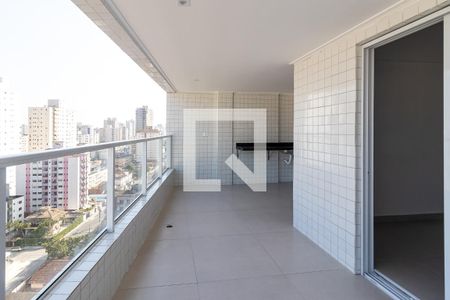 Varanda  de apartamento para alugar com 3 quartos, 98m² em Aviação, Praia Grande