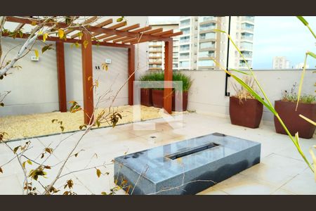 Área comum - redario e lareira de apartamento à venda com 1 quarto, 27m² em Tatuapé, São Paulo