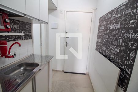 Cozinha de kitnet/studio para alugar com 1 quarto, 29m² em Campo Belo, São Paulo