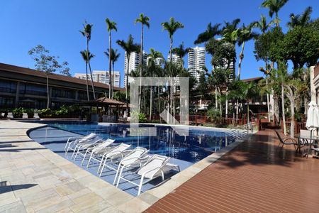 Área comum - Piscina de apartamento para alugar com 2 quartos, 85m² em Loteamento Joao Batista Juliao, Guarujá