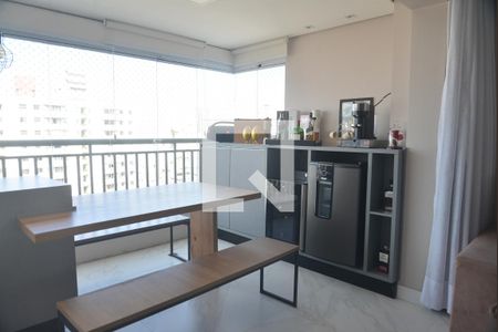 Varanda gourmet de apartamento à venda com 3 quartos, 103m² em Centro, Santo André