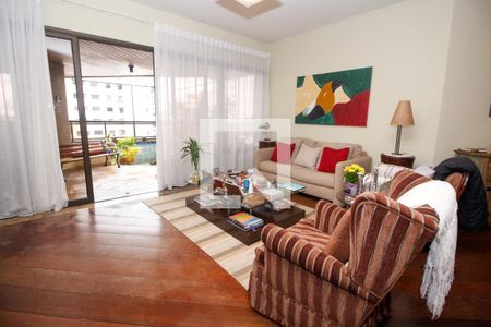 Sala de apartamento à venda com 4 quartos, 213m² em Vila Suzana, São Paulo