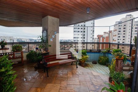 Varanda da Sala de apartamento à venda com 4 quartos, 213m² em Vila Suzana, São Paulo