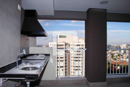 Varanda da Sala de apartamento à venda com 4 quartos, 157m² em Vila Anastácio, São Paulo