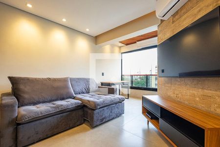 Sala/Cozinha de apartamento para alugar com 1 quarto, 40m² em Jardins, São Paulo