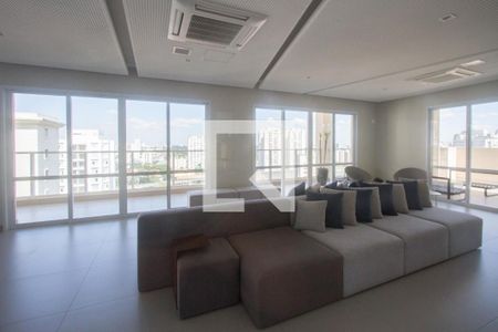 Área comum de kitnet/studio para alugar com 1 quarto, 42m² em Campo Belo, São Paulo