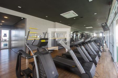 Área comum de kitnet/studio para alugar com 1 quarto, 42m² em Campo Belo, São Paulo