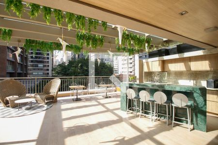 Área Comum - Espaço Gourmet de kitnet/studio à venda com 1 quarto, 30m² em Cerqueira César, São Paulo