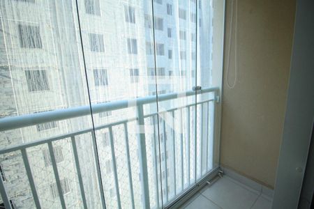 Varanda da Sala de apartamento para alugar com 1 quarto, 27m² em Belenzinho, São Paulo