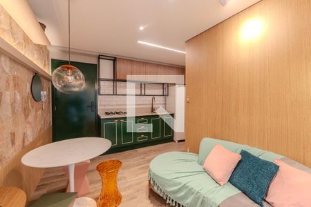Sala de apartamento para alugar com 2 quartos, 39m² em Consolação, São Paulo