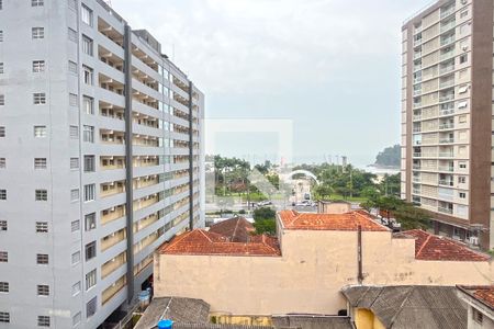 Vista da Suíte de apartamento para alugar com 1 quarto, 51m² em José Menino, Santos