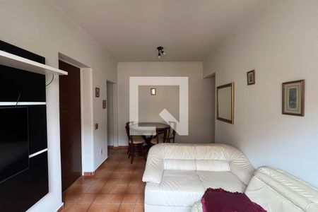 Sala de apartamento para alugar com 1 quarto, 51m² em José Menino, Santos