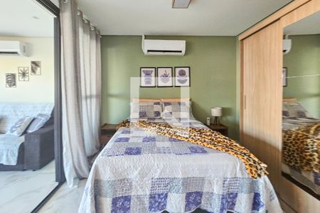 Quarto de apartamento para alugar com 1 quarto, 41m² em Parque Enseada, Guarujá