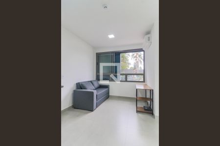 Sala de apartamento à venda com 1 quarto, 40m² em Santo Amaro, São Paulo