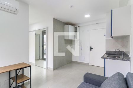 Sala de apartamento à venda com 1 quarto, 40m² em Santo Amaro, São Paulo