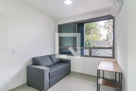 Sala de apartamento à venda com 1 quarto, 40m² em Santo Amaro, São Paulo