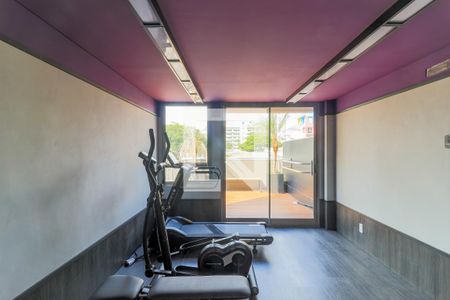 Área comum - Academia de apartamento à venda com 1 quarto, 40m² em Santo Amaro, São Paulo