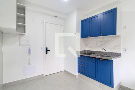 Cozinha de apartamento à venda com 1 quarto, 40m² em Santo Amaro, São Paulo