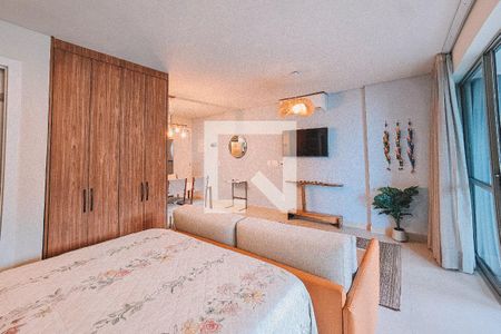 Sala/Quarto de apartamento para alugar com 1 quarto, 45m² em Ondina, Salvador