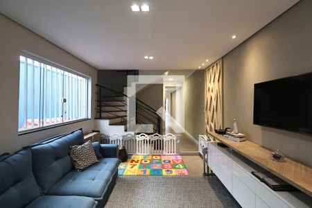 Sala de casa à venda com 4 quartos, 234m² em Vila Curuçá, Santo André