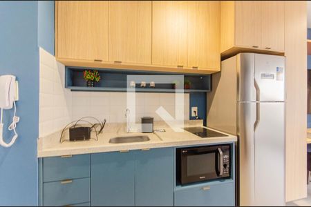 Cozinha de kitnet/studio à venda com 1 quarto, 28m² em Vila Mariana, São Paulo