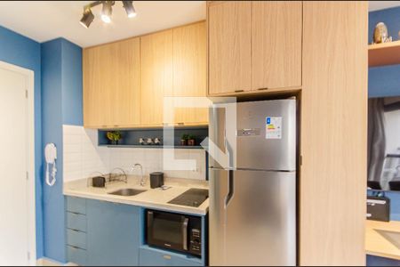 Cozinha de kitnet/studio à venda com 1 quarto, 28m² em Vila Mariana, São Paulo