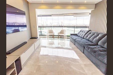 Sala de apartamento à venda com 3 quartos, 105m² em Vila Regente Feijó, São Paulo