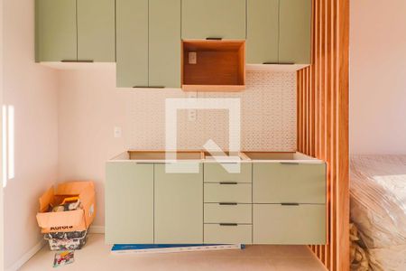 Sala / Cozinha de apartamento à venda com 1 quarto, 29m² em Butantã, São Paulo