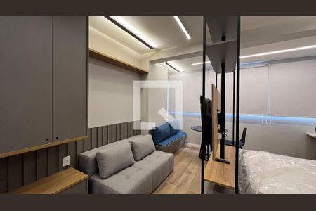 Sala de apartamento para alugar com 1 quarto, 28m² em Pinheiros, São Paulo