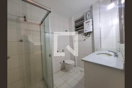 Banheiro da suíte de apartamento à venda com 1 quarto, 40m² em Centro, Rio de Janeiro
